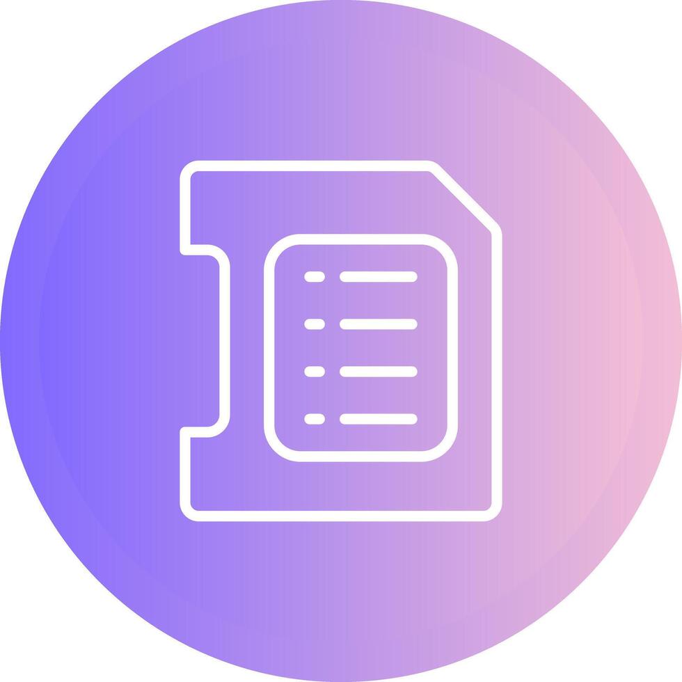 Sd Card Vector Icon