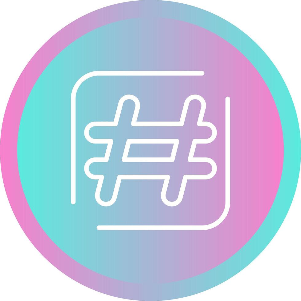 Hashtag Vector Icon