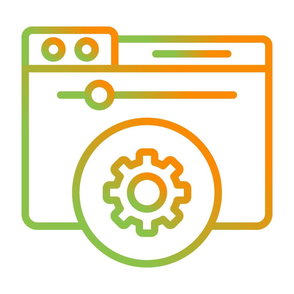 Hosting Control Panel Vector Icon