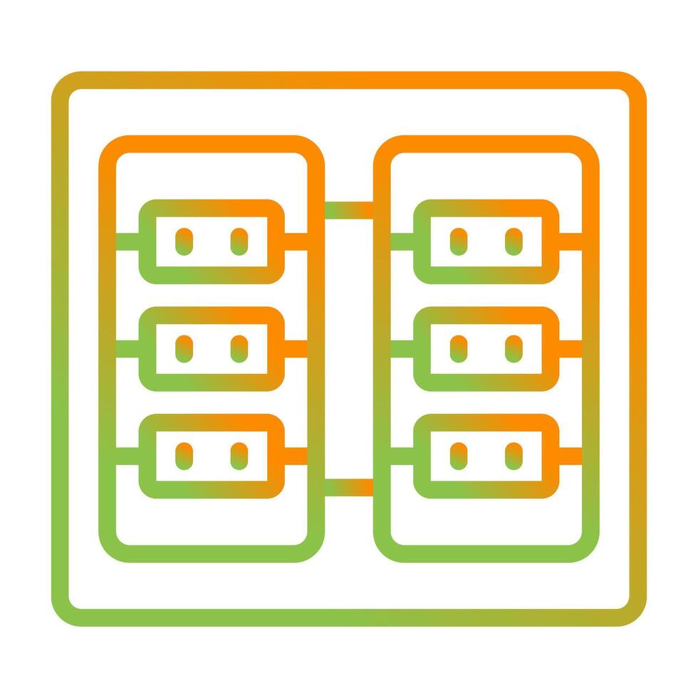 Server Room Vector Icon