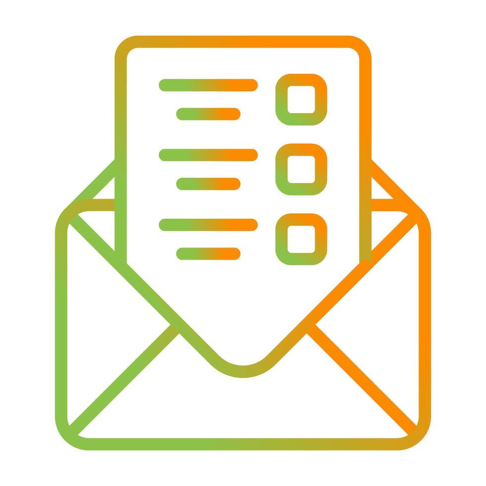 Mailing Lists Vector Icon