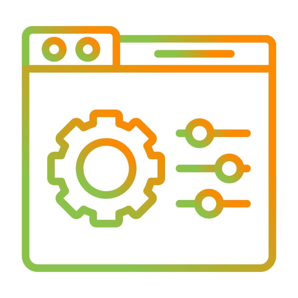 Control Panel Vector Icon