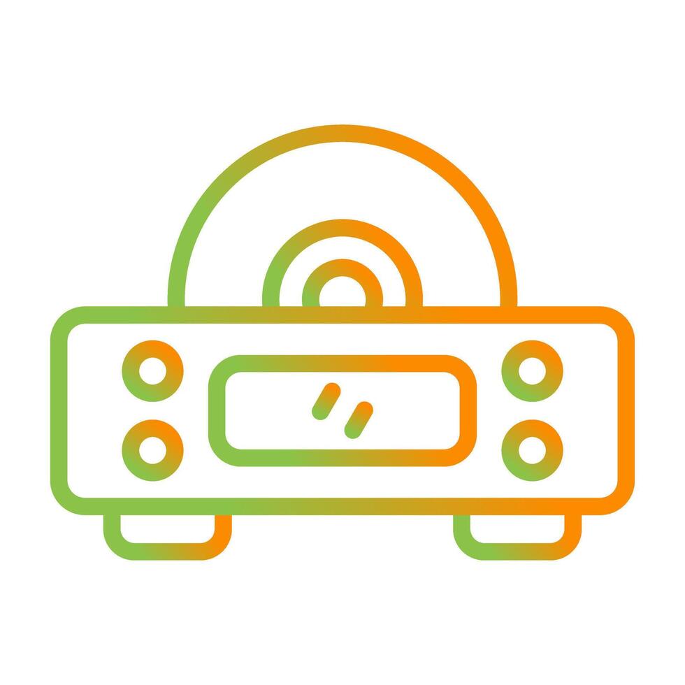 Cd Player Vector Icon