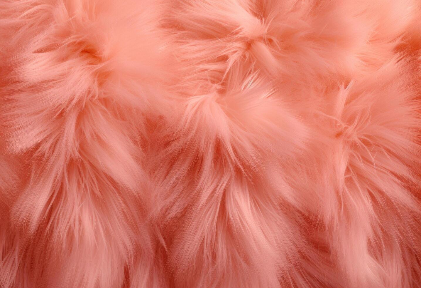AI generated fox fur background texture peach yellow, pink and pink photo