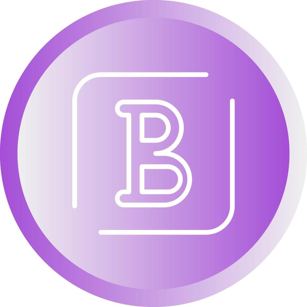 Bold Vector Icon