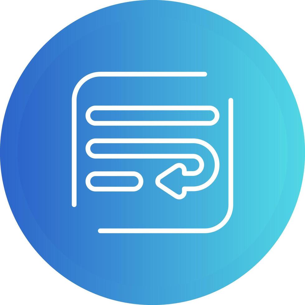 Wrap Vector Icon