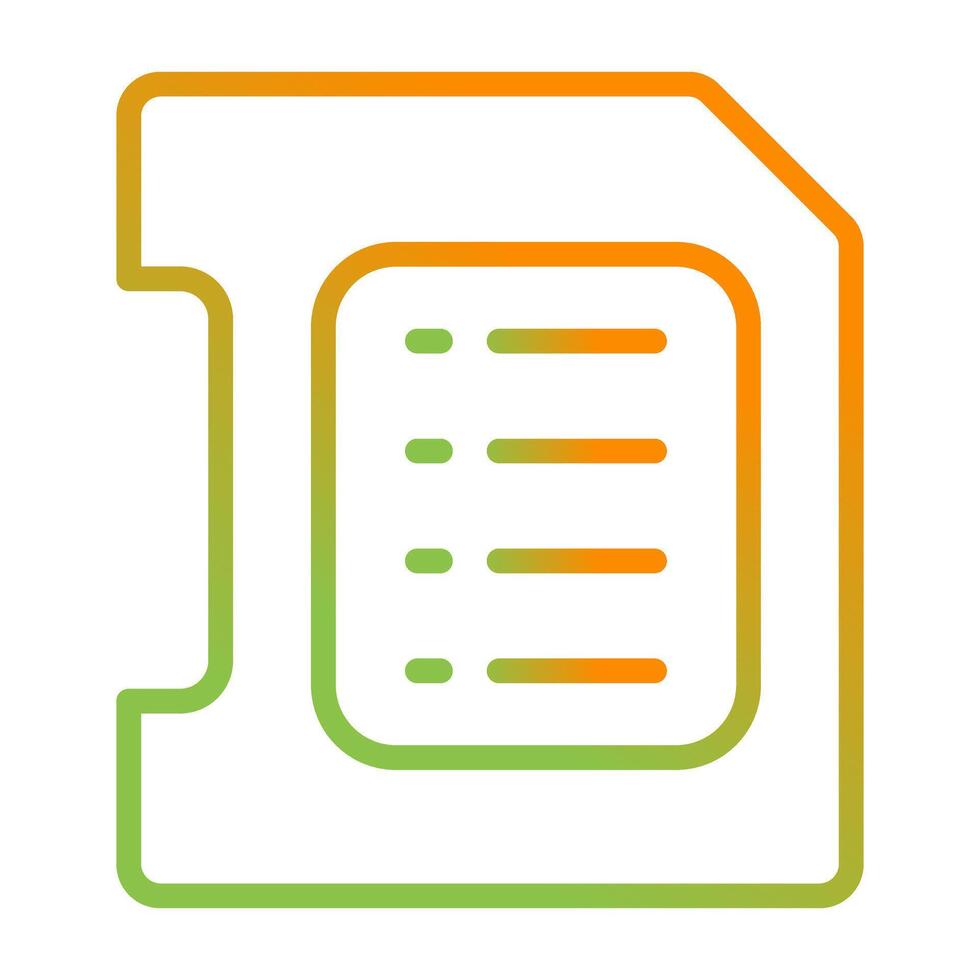 Sd Card Vector Icon