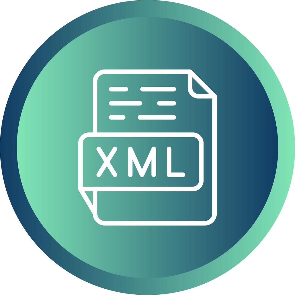 XML Vector Icon