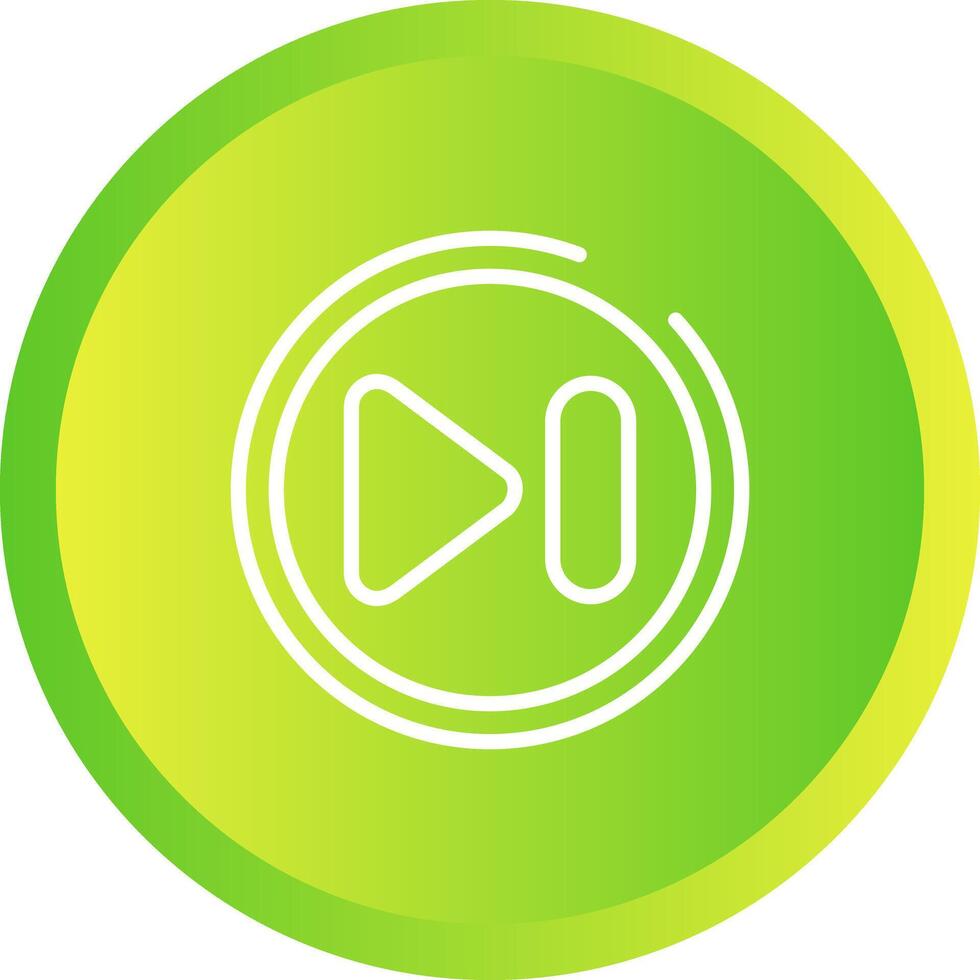 Next Track Button Vector Icon