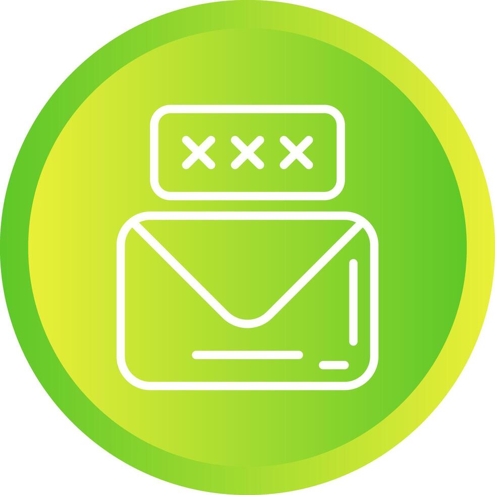 icono de vector de correo