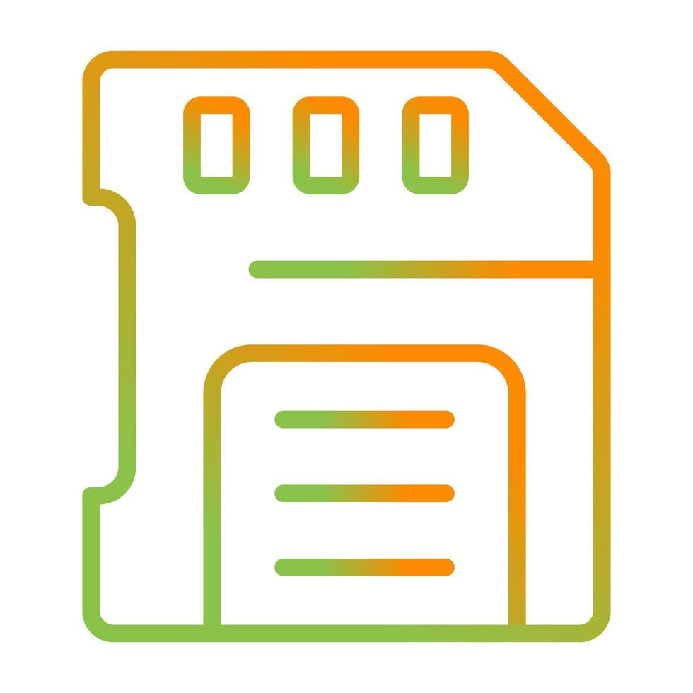 Sd Card Vector Icon