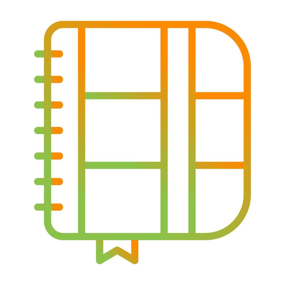 Notebook Vector Icon
