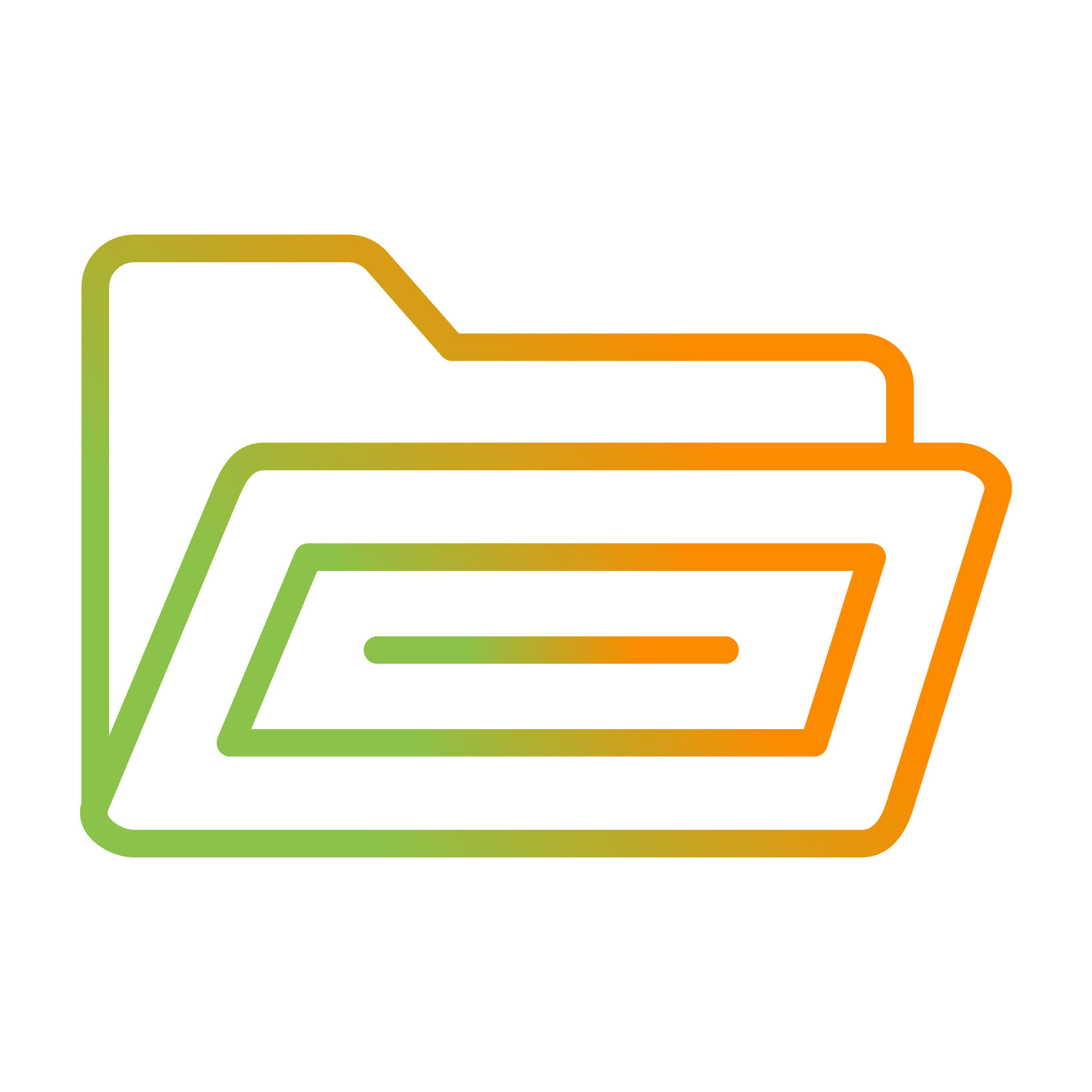 Open File Folder Vector Icon 37230042 Vector Art at Vecteezy