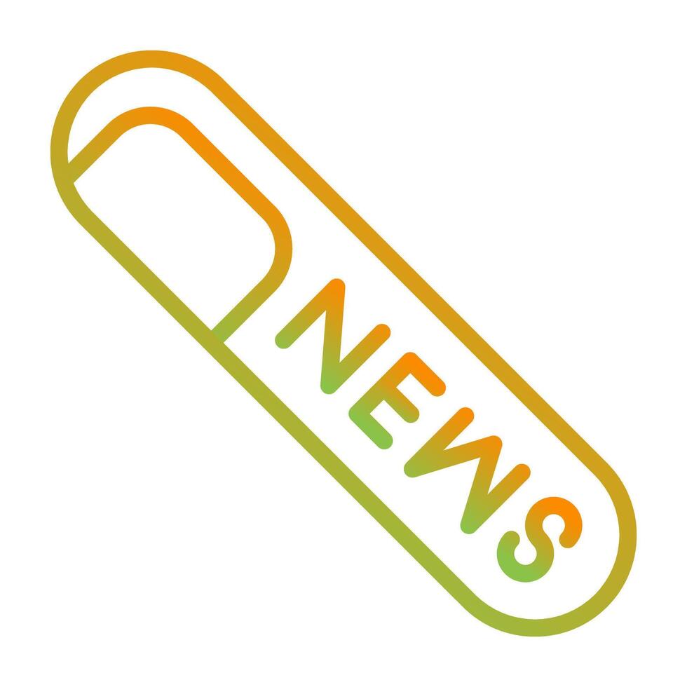 Rolled Up Newspaper Vector Icon