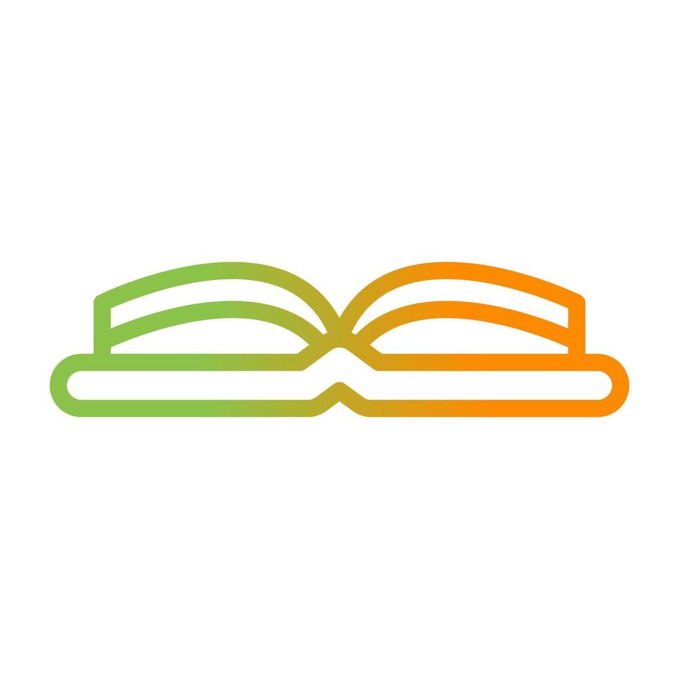 Open Book Vector Icon