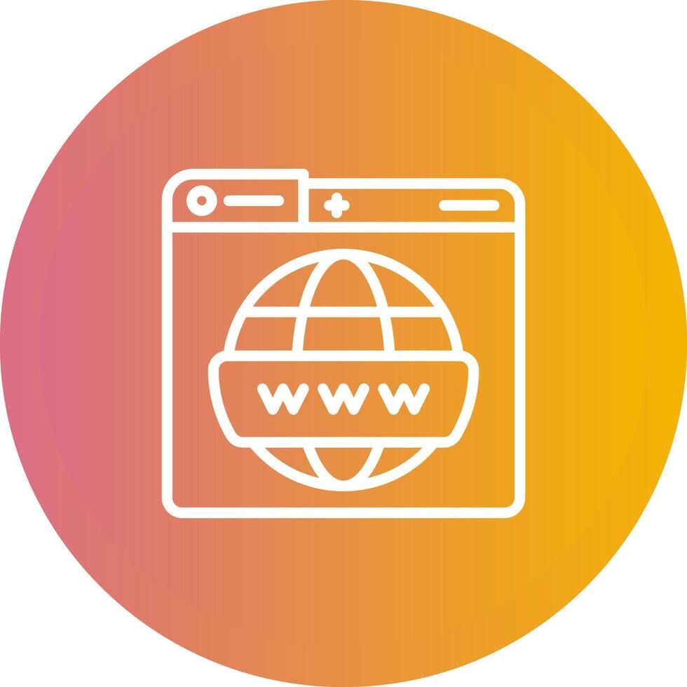 World Wide Web Vector Icon