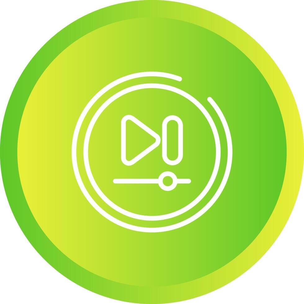 Video Next Track Button Vector Icon