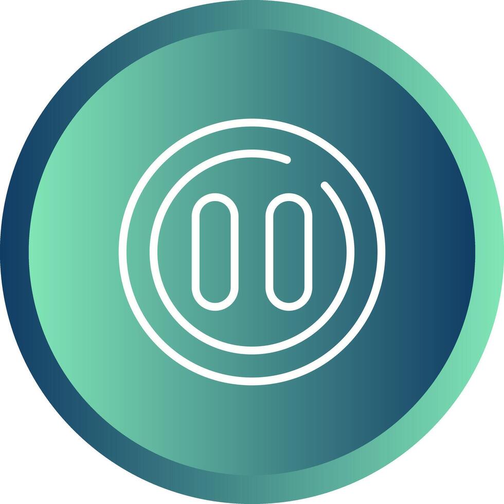 Pause Circle Vector Icon