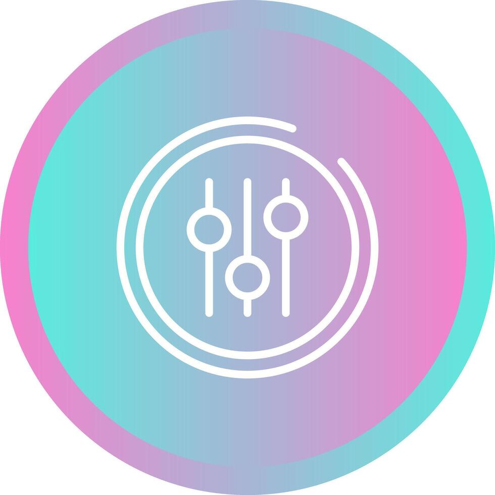 Audio Equalizer Vector Icon