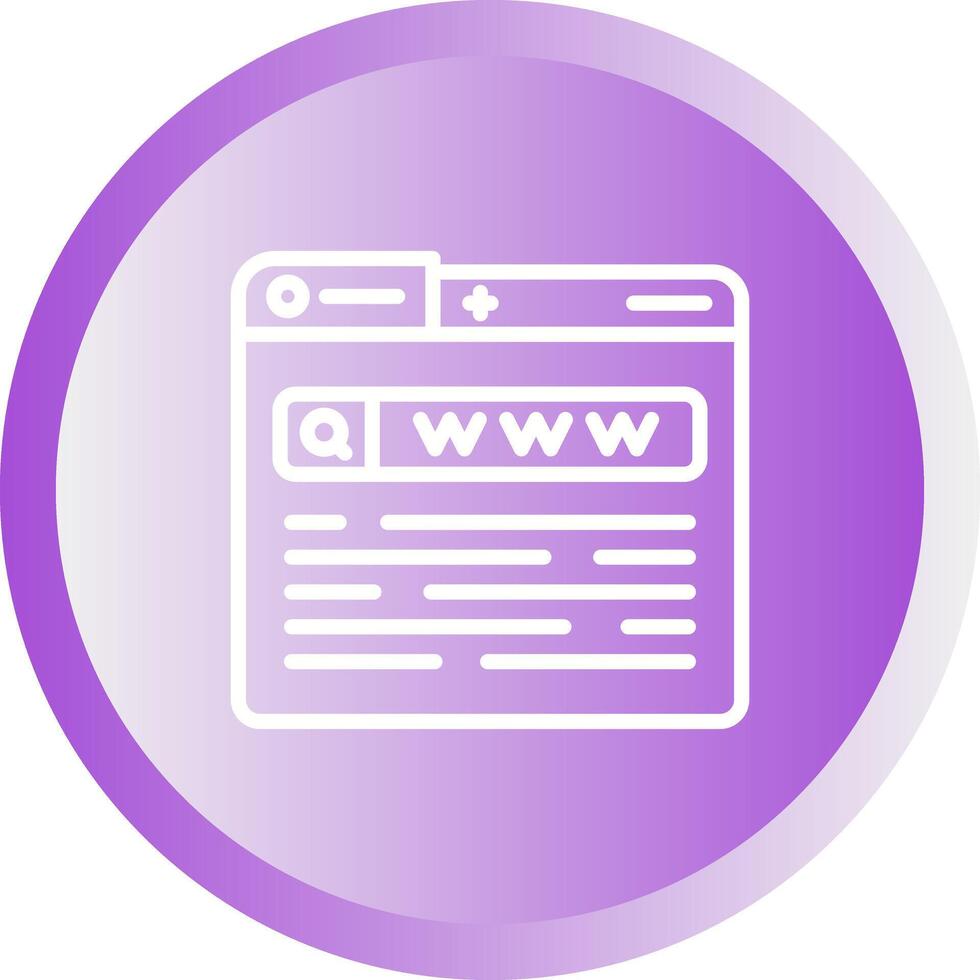 World Wide Web Vector Icon