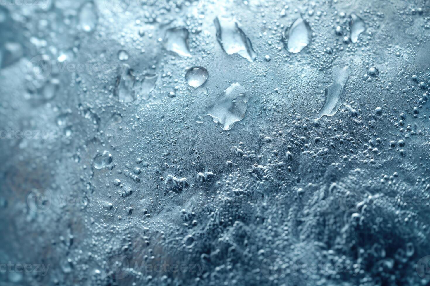 AI generated Blue textured ice. Abstract ice texture photo