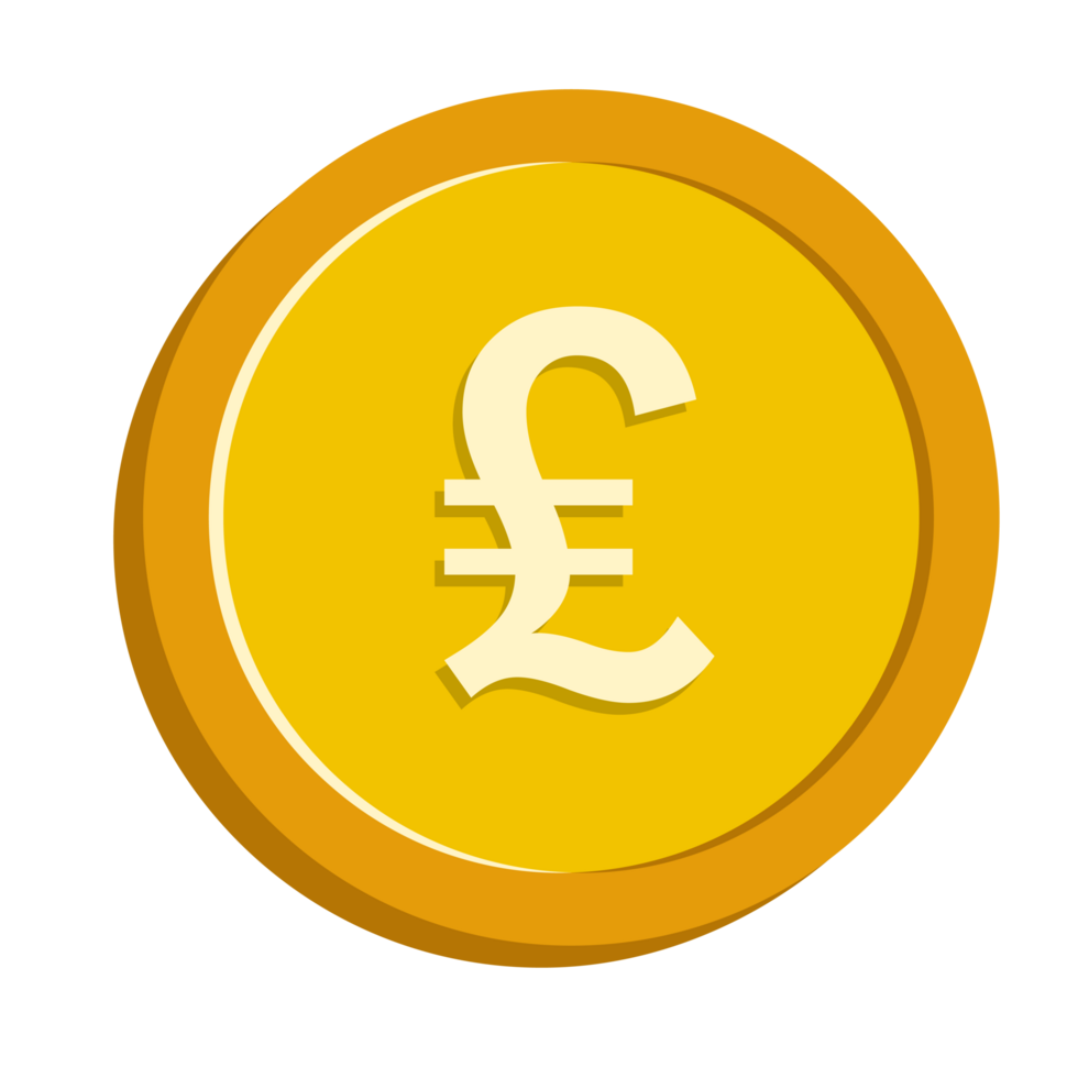 Pound Currency Money Coin Piece, Coin Illustration png
