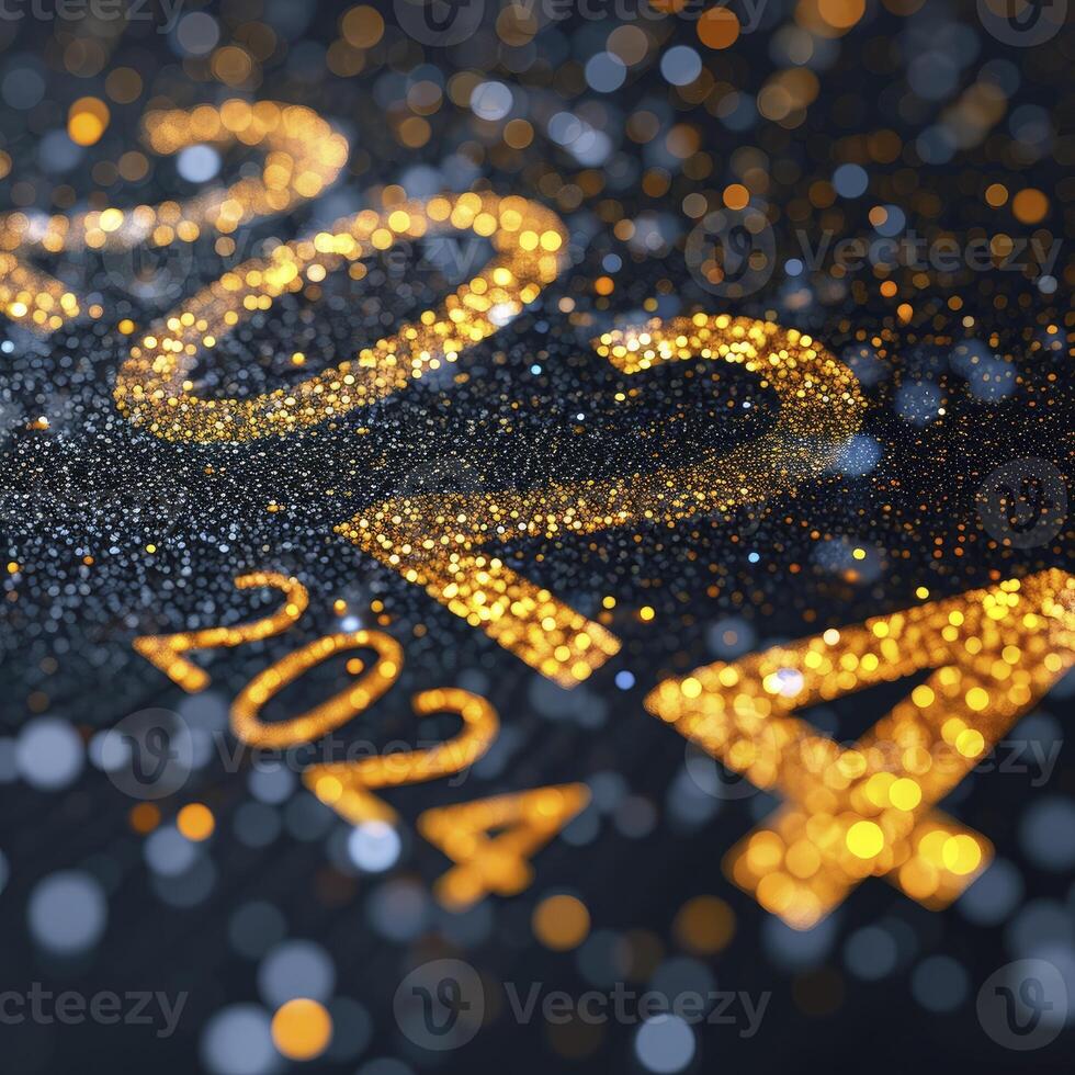 AI generated Happy New year 2024 photo