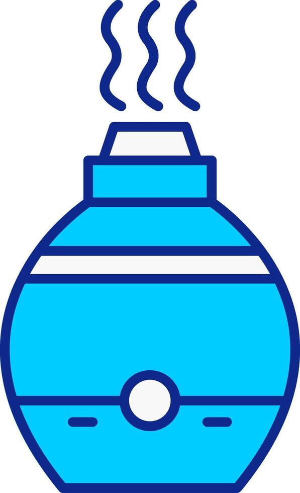 Air Diffuser Blue Filled Icon vector