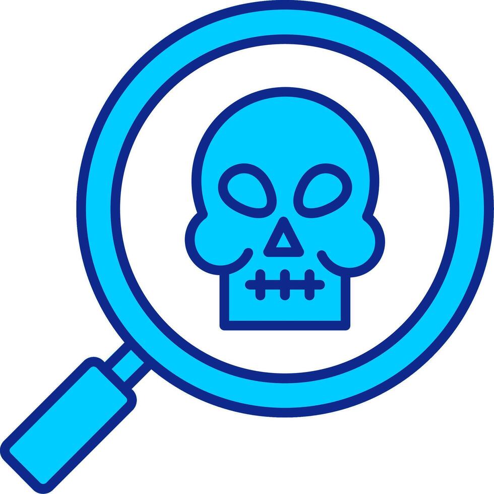 Anthropology Blue Filled Icon vector