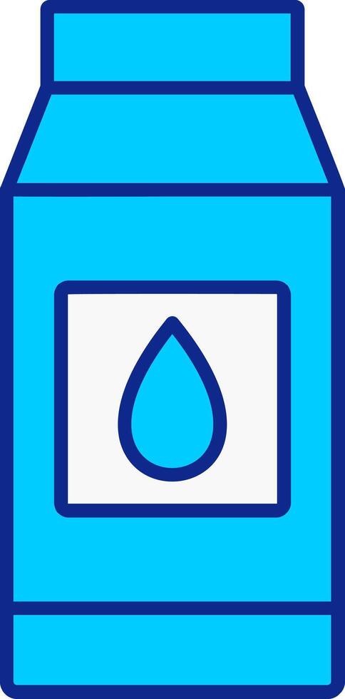 Milk Blue Filled Icon vector