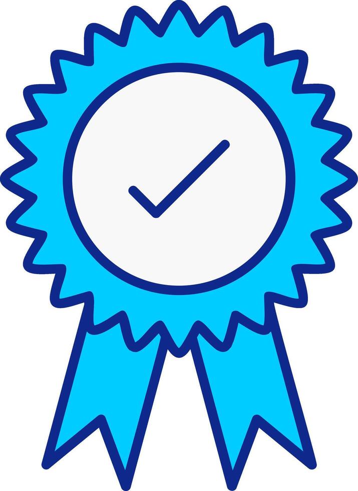 High Quality Blue Filled Icon vector