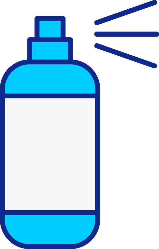 Spray Paint Blue Filled Icon vector