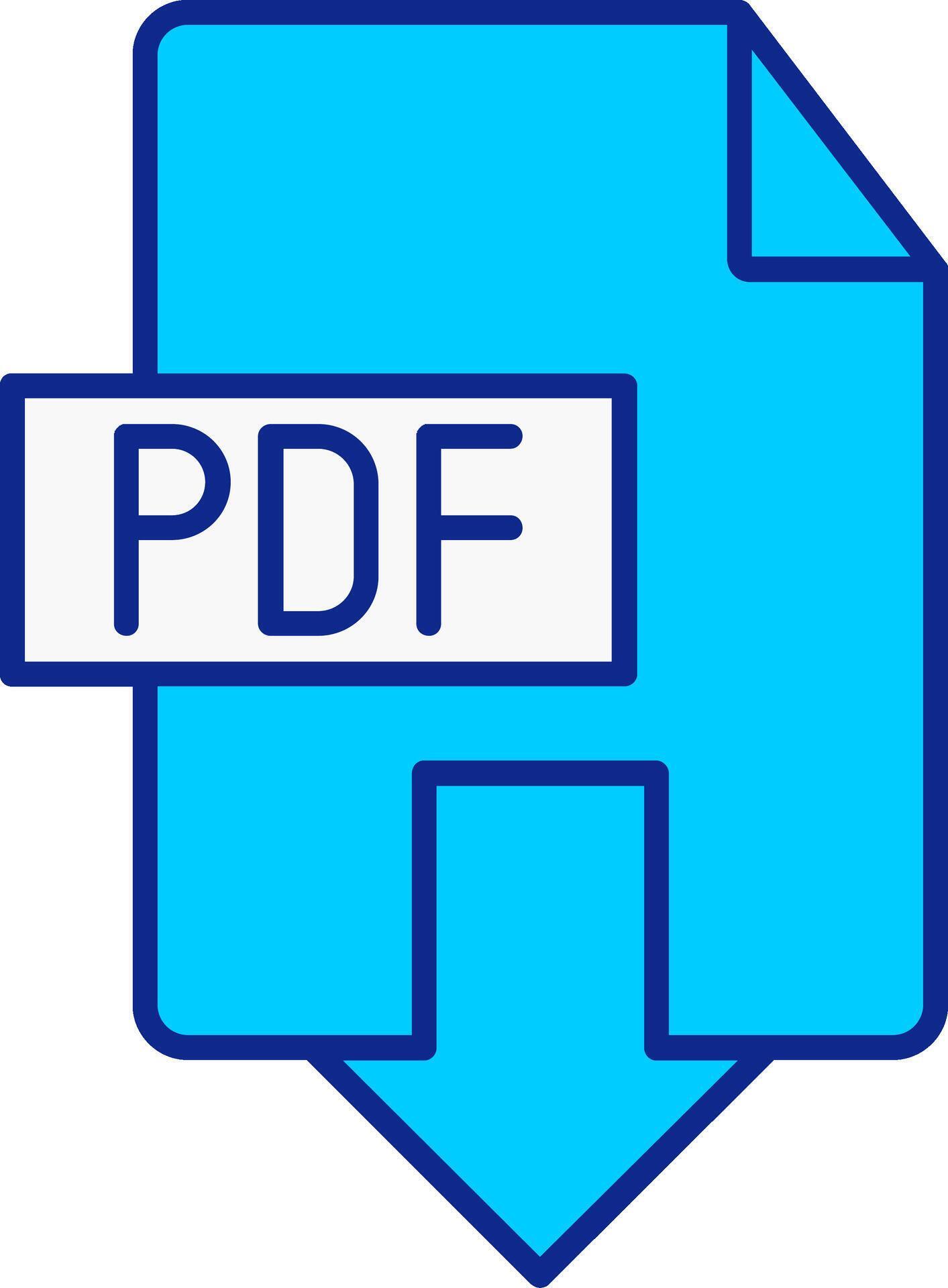 Download PDF Blue Filled Icon 37233394 Vector Art at Vecteezy
