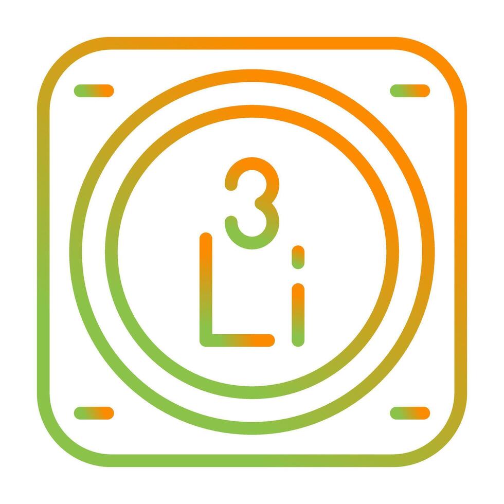 Lithium Vector Icon