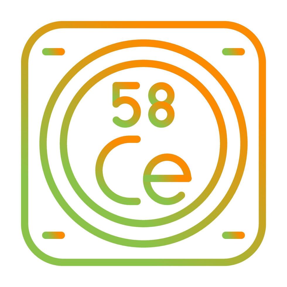 Chemical Element Vector Icon