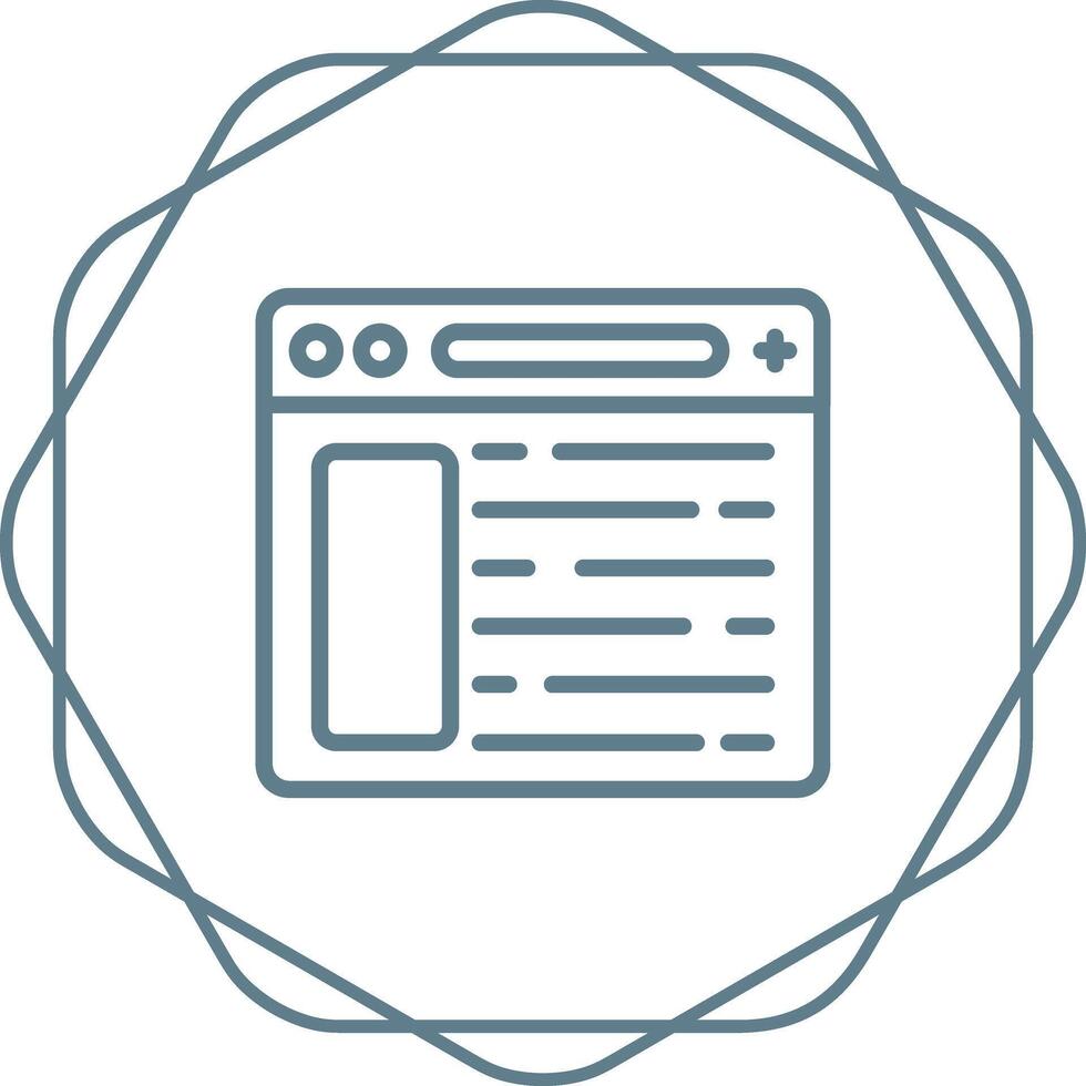 Browser Vector Icon