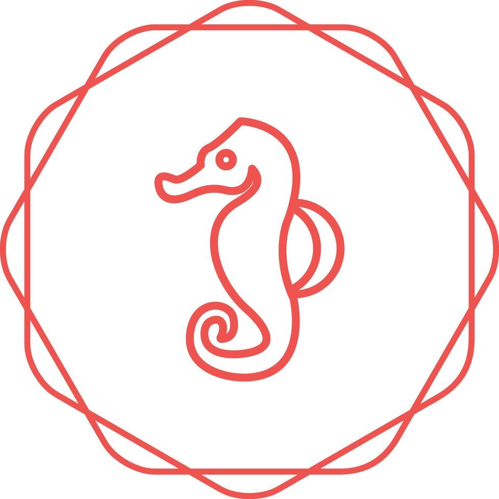 Seahorse Vector Icon