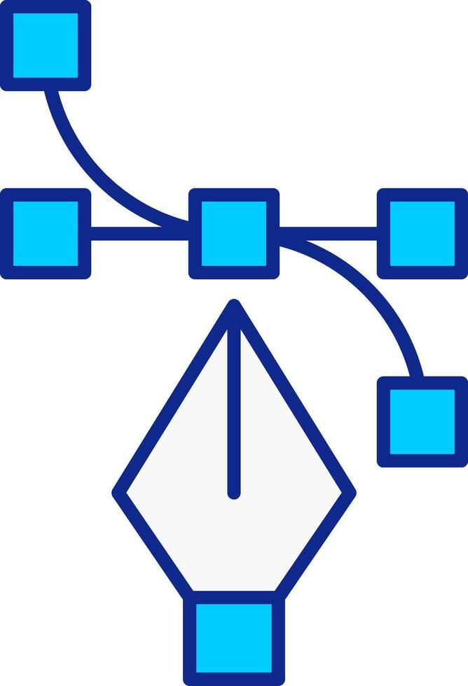 Vector Blue Filled Icon