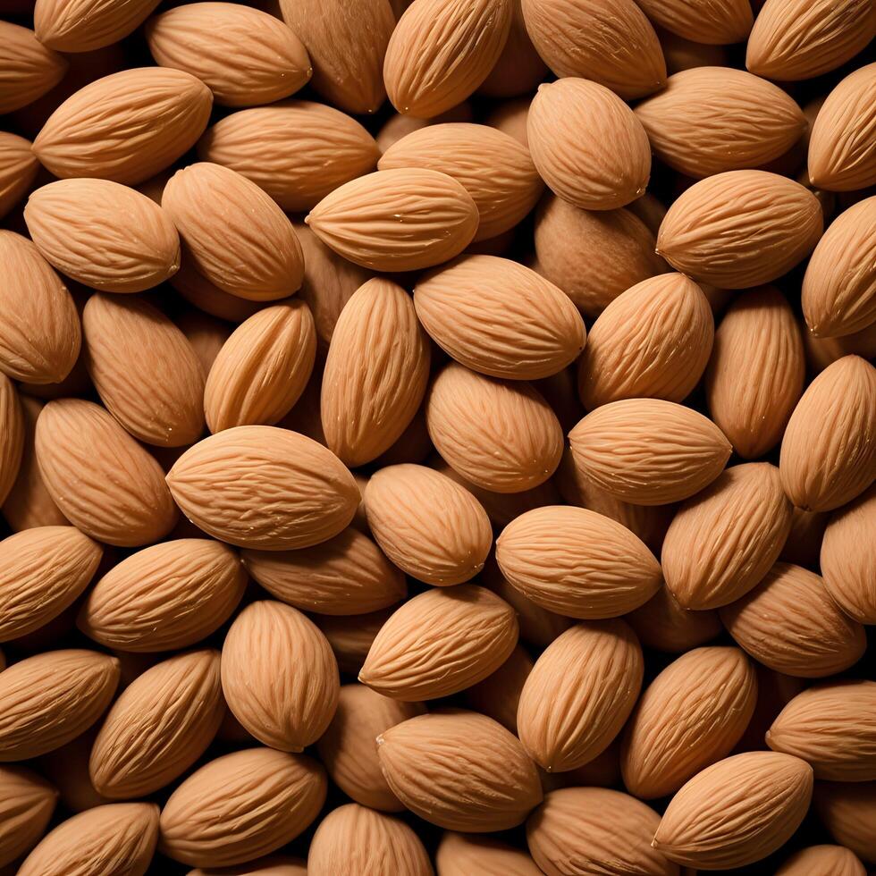 AI generated almonds source of protein photo