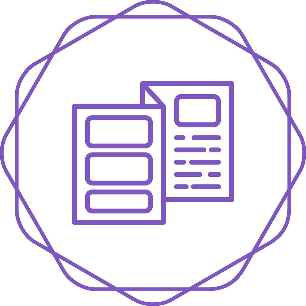 Brochure Vector Icon