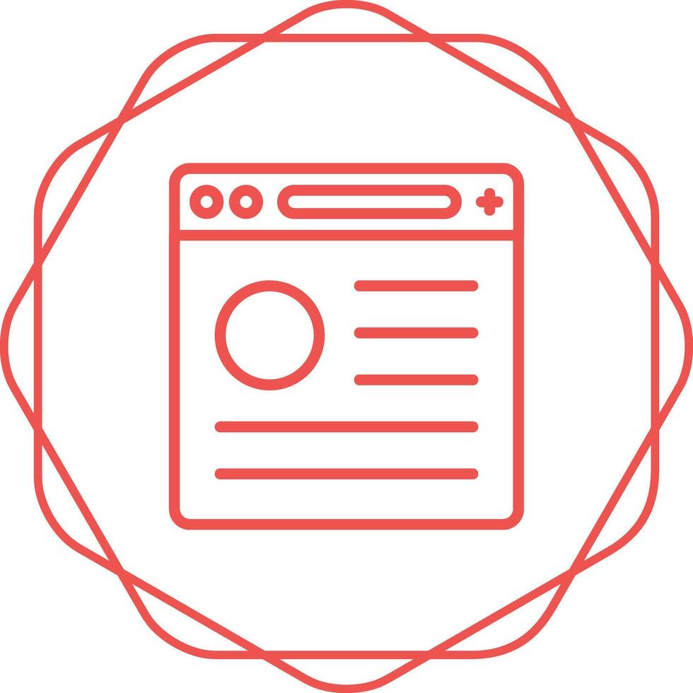 Browser Vector Icon