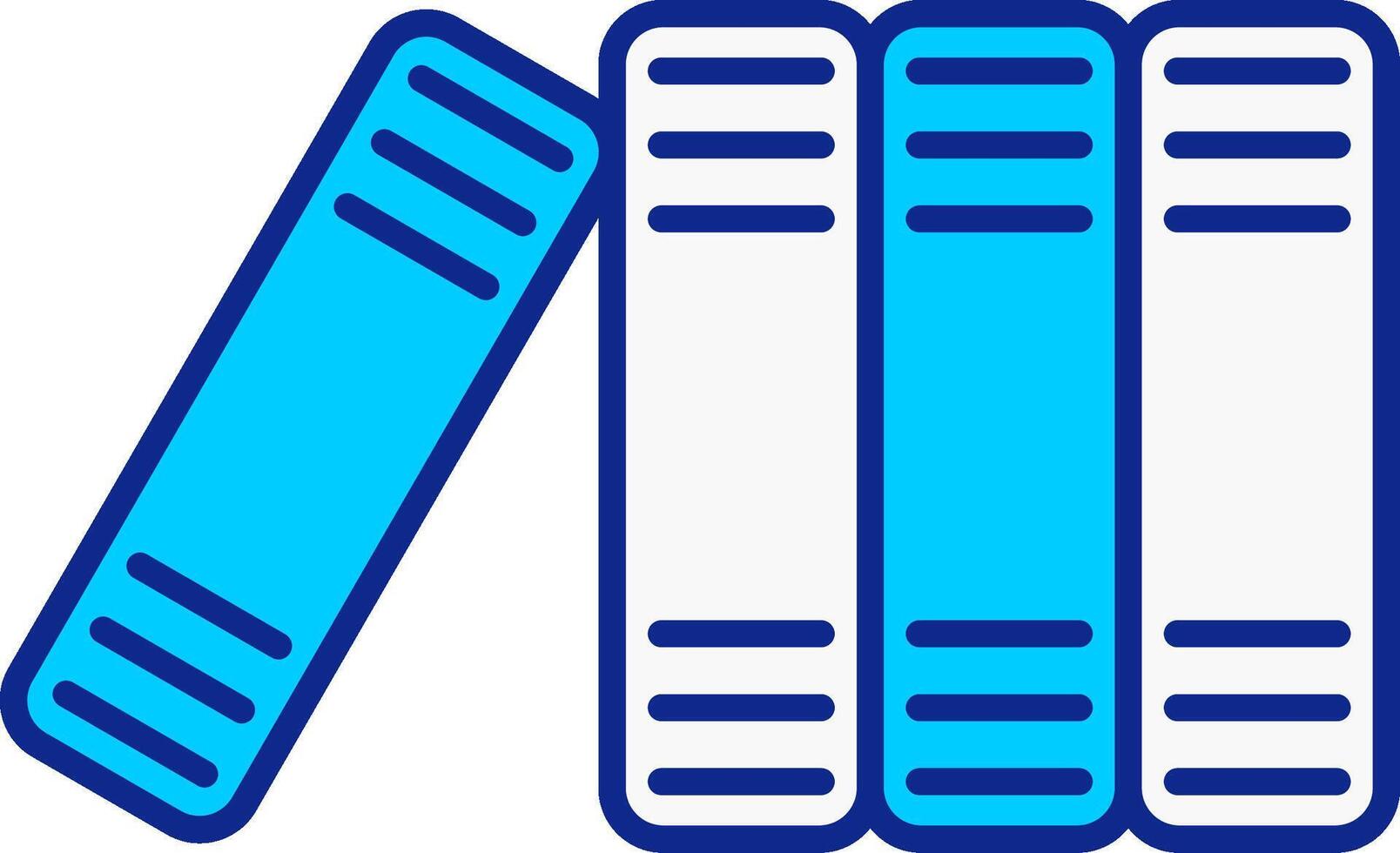 Files Blue Filled Icon vector