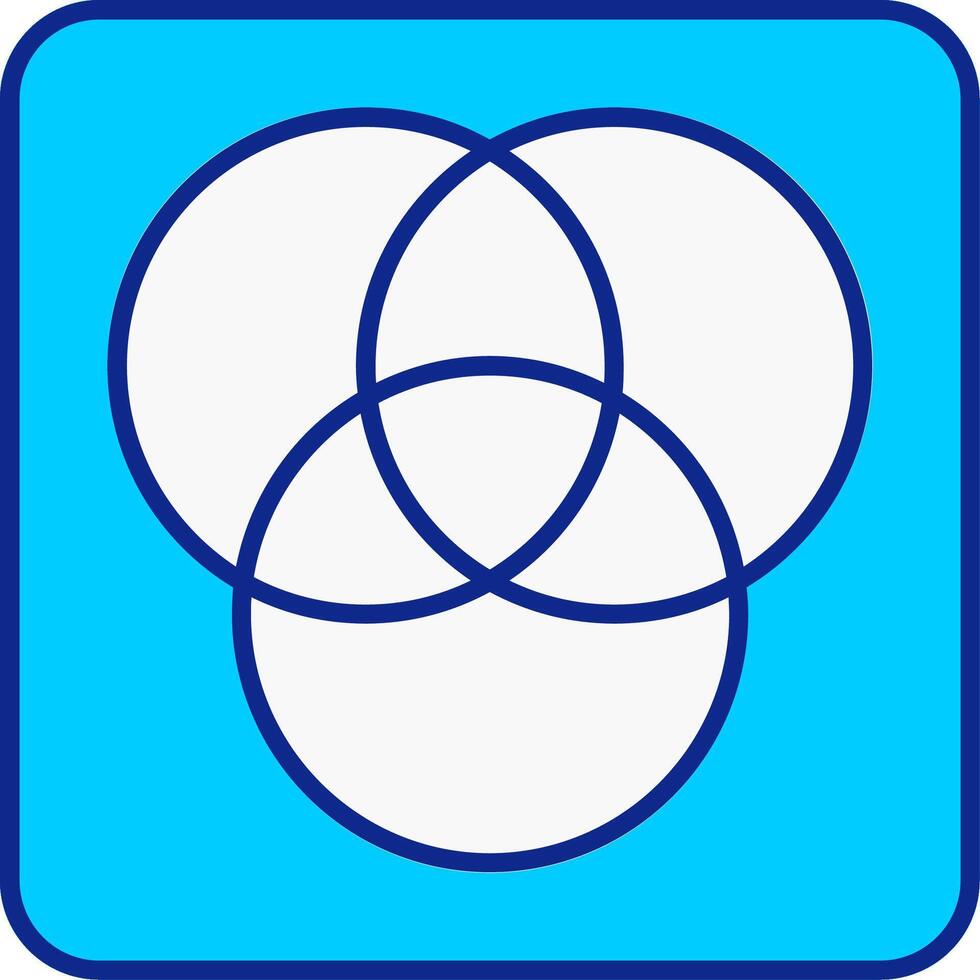 Diagram Blue Filled Icon vector
