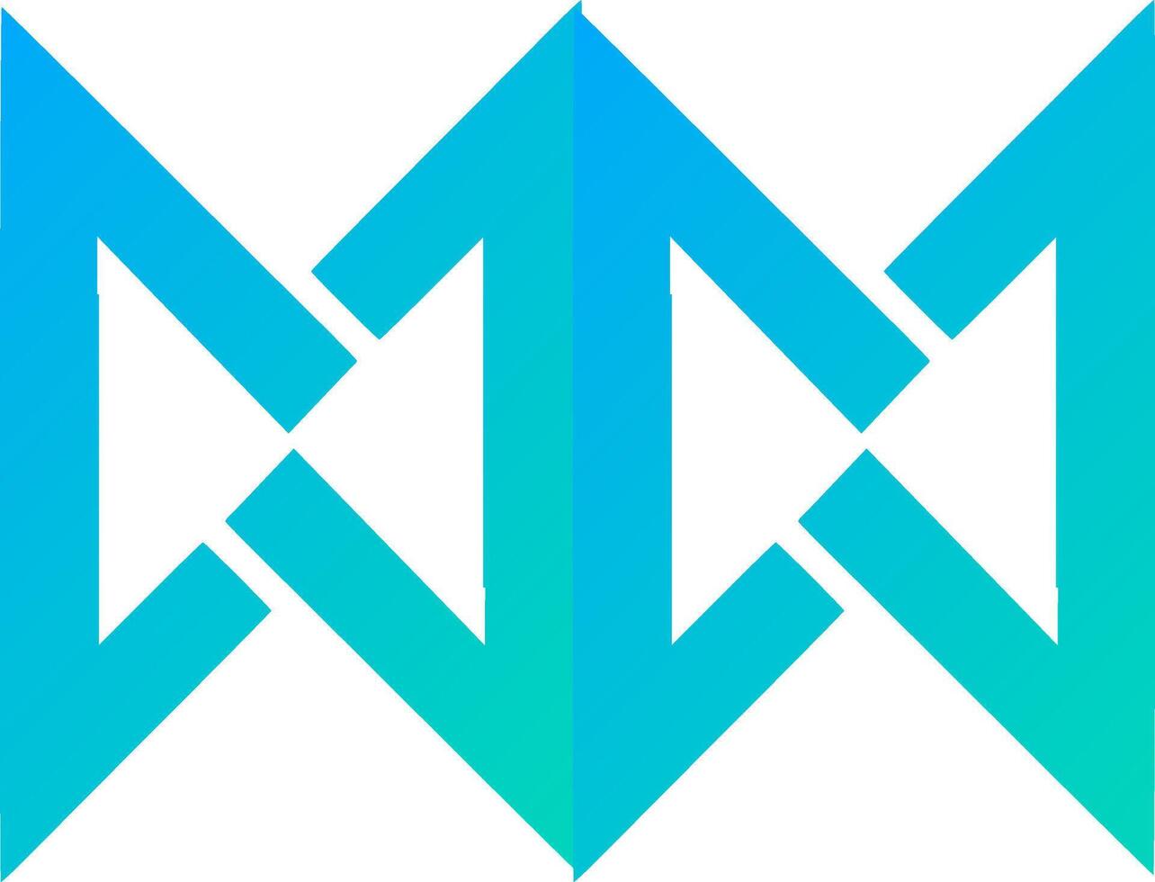 Linked Letter M Logo Template With a Vector Design.