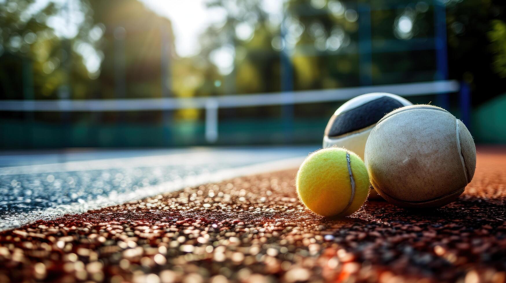 AI generated beautuful sporting background with copy space photo