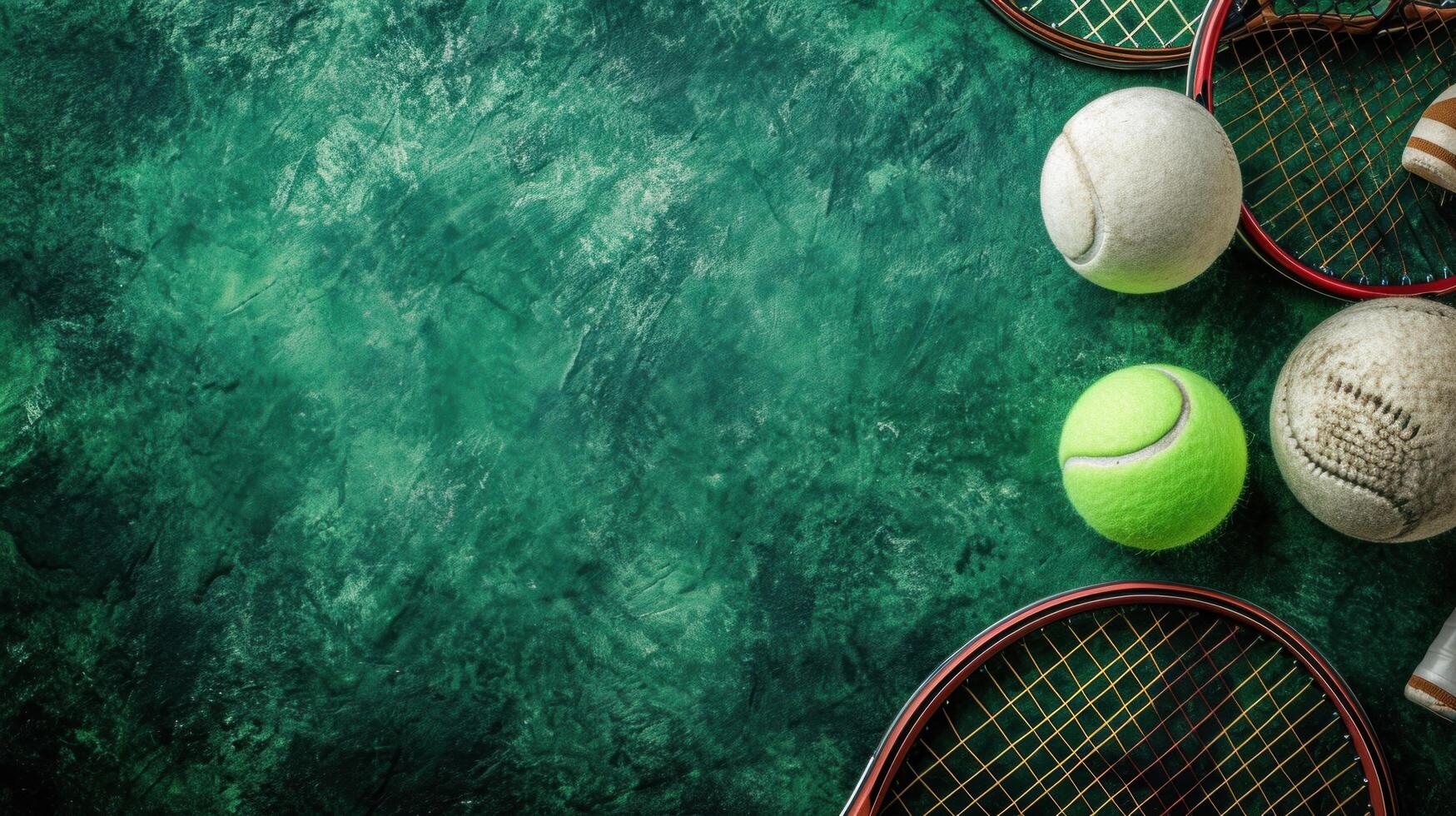 AI generated beautuful sporting background with copy space photo