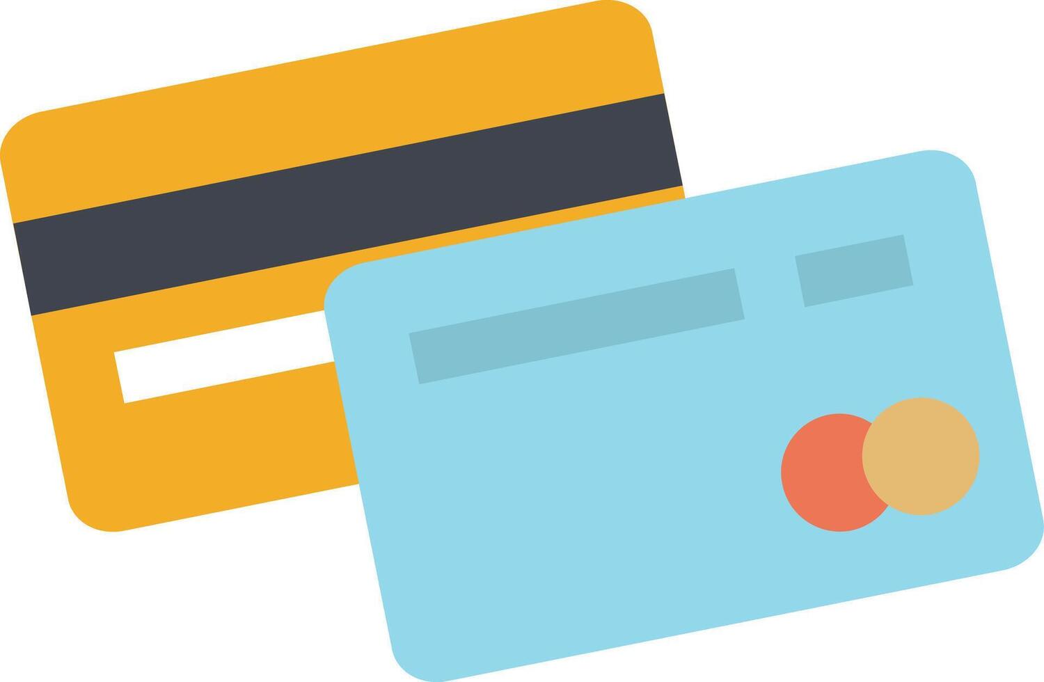 This is an illustration of a Credit Card or Credit card for payment purpose. Vector illustration.