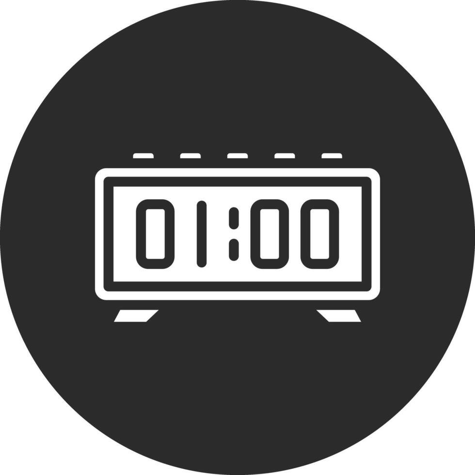 icono de vector de reloj digital