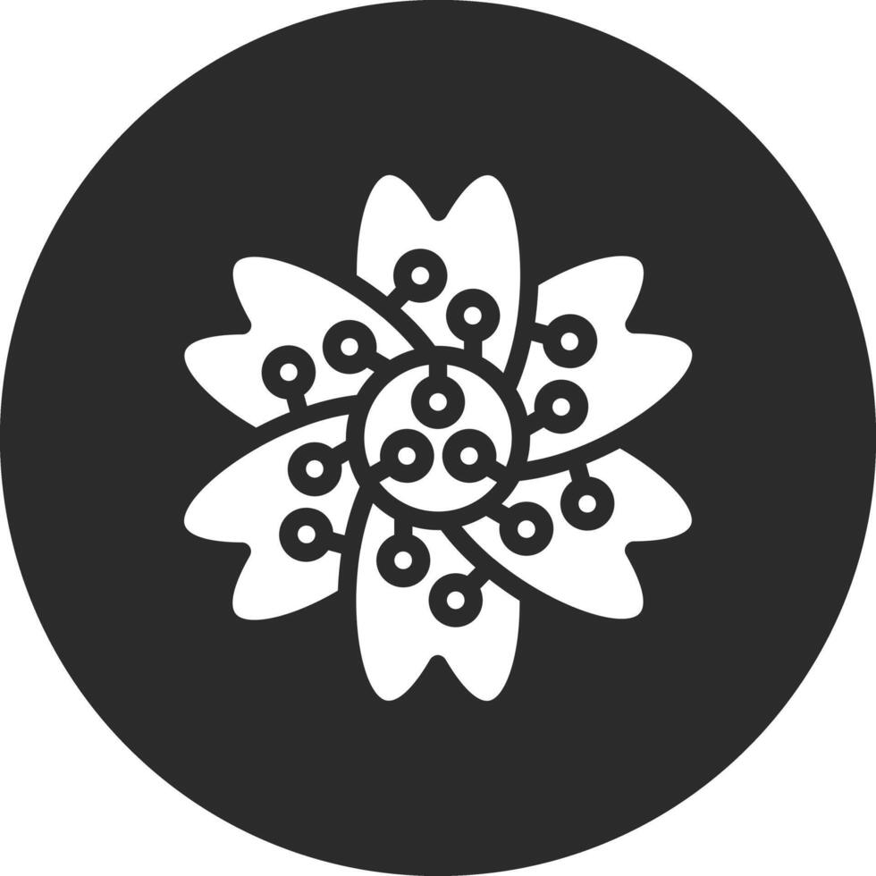 Cherry Blossom Vector Icon