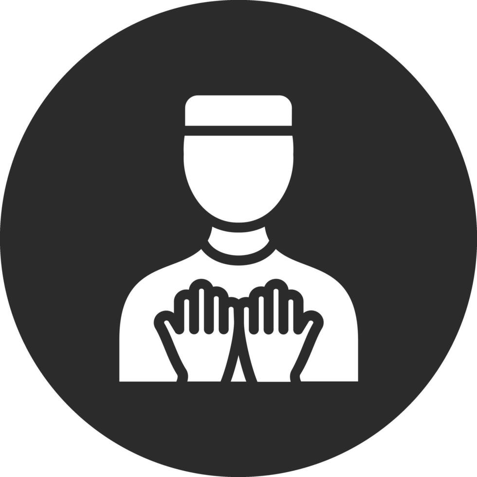 Muslim Praying Vector Icon